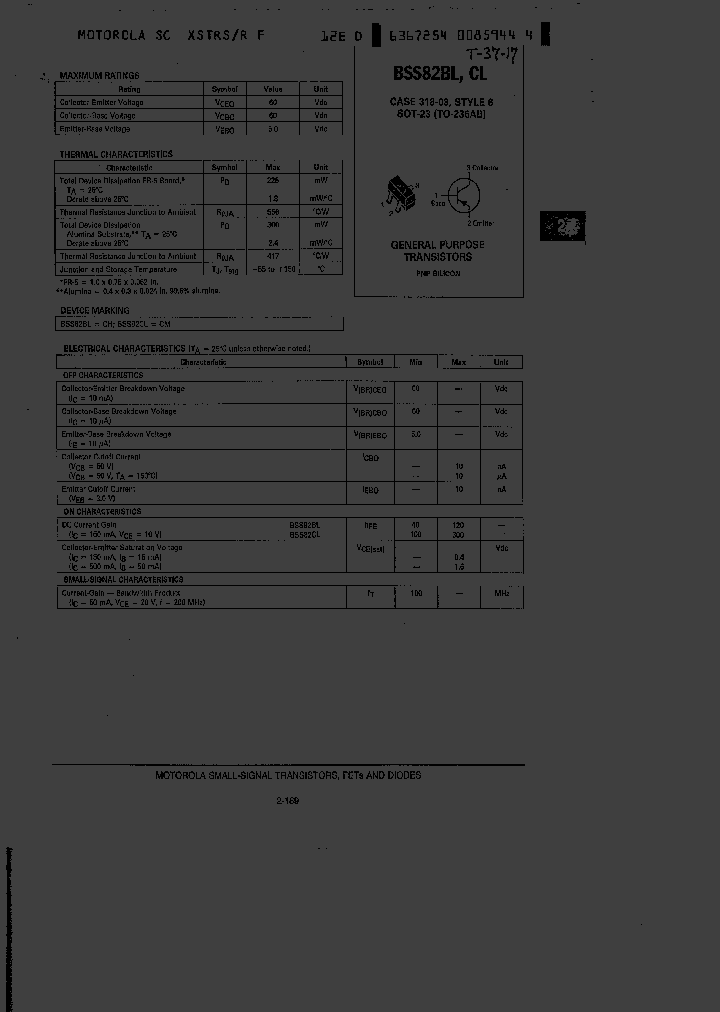BSS82BL_2643287.PDF Datasheet