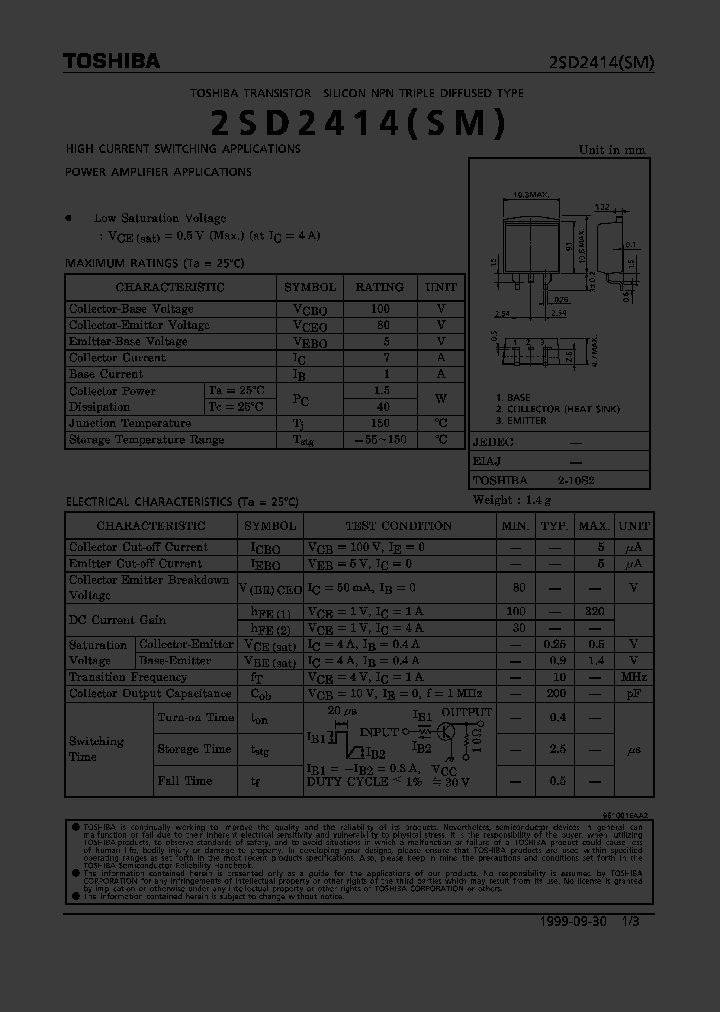 2SD2414SM_2642532.PDF Datasheet