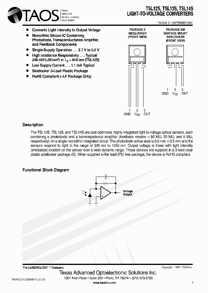 TSL13S_2648315.PDF Datasheet