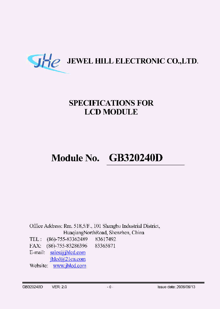 GB320240DHGABMUA-V00_2650143.PDF Datasheet