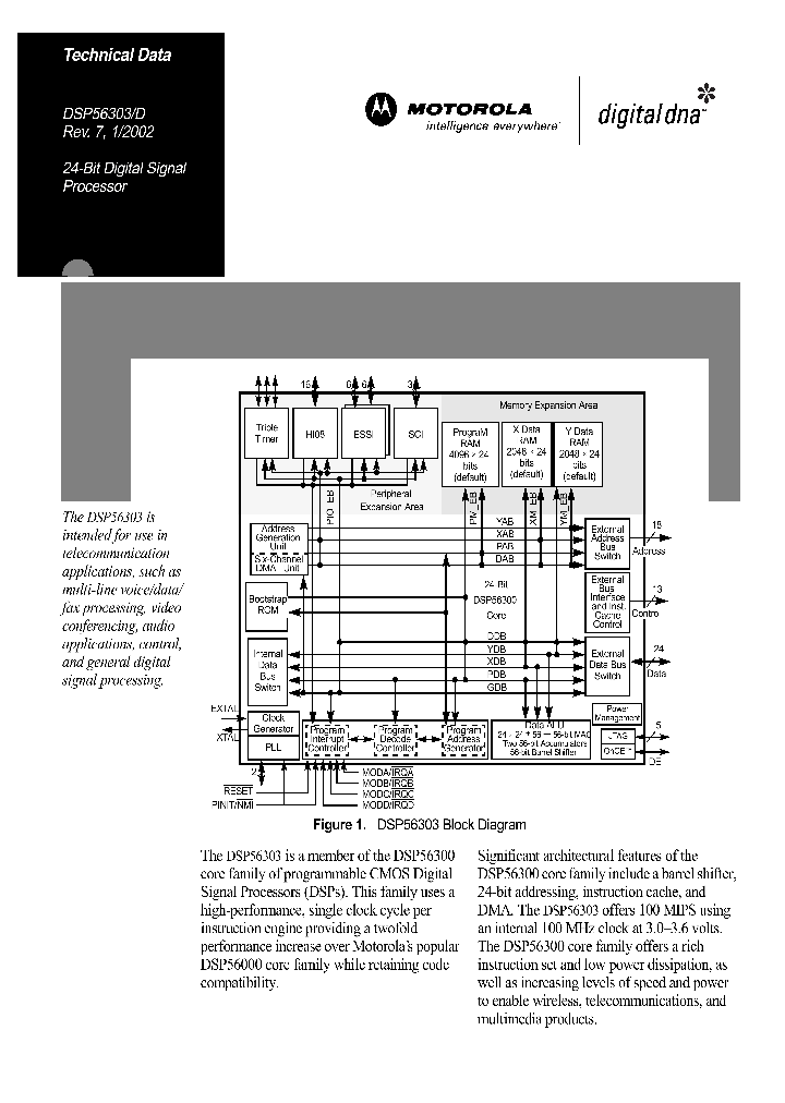 DSP56303PV100_2656975.PDF Datasheet