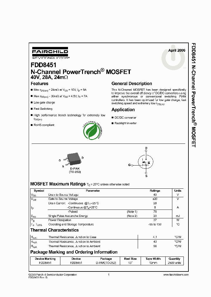 FDD8451_2659889.PDF Datasheet