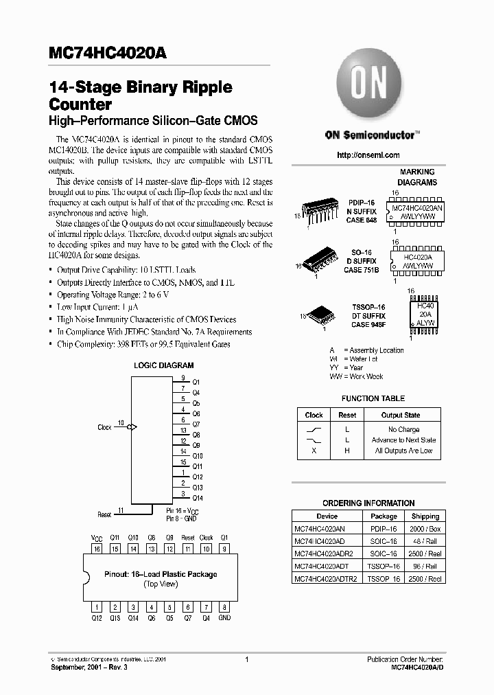 MC74HC4020A-D_2664358.PDF Datasheet
