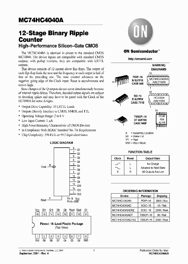 MC74HC4040A-D_2664359.PDF Datasheet