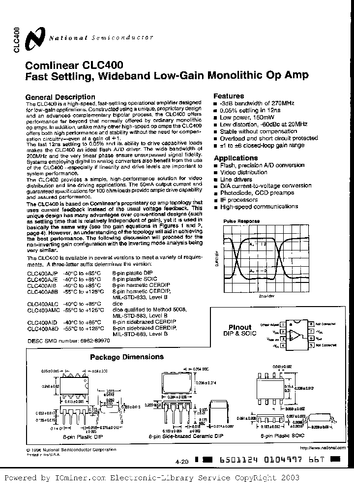 CLC400AJE-TR13_2664655.PDF Datasheet