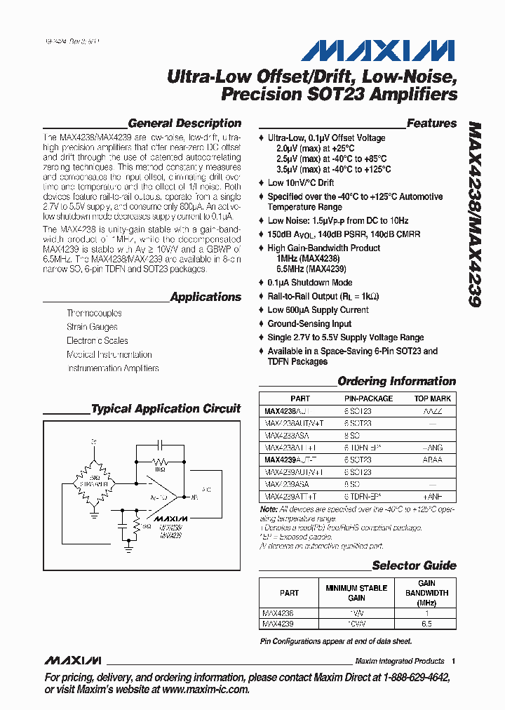 MAX4238ATTT_2671032.PDF Datasheet
