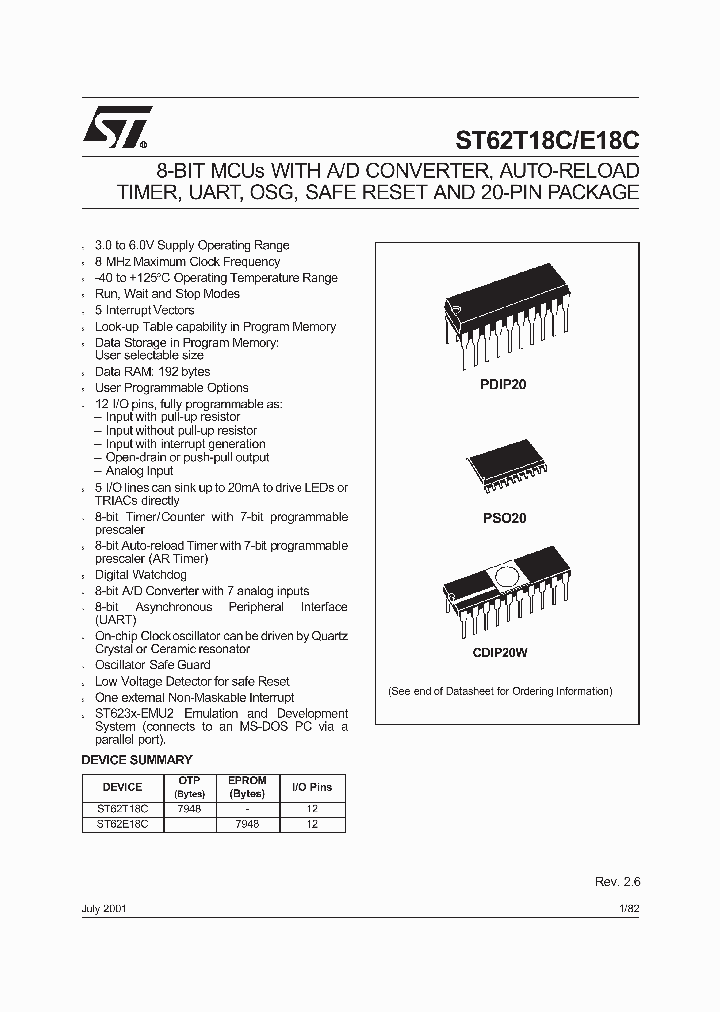 ST62P18CB6XXX_2673264.PDF Datasheet