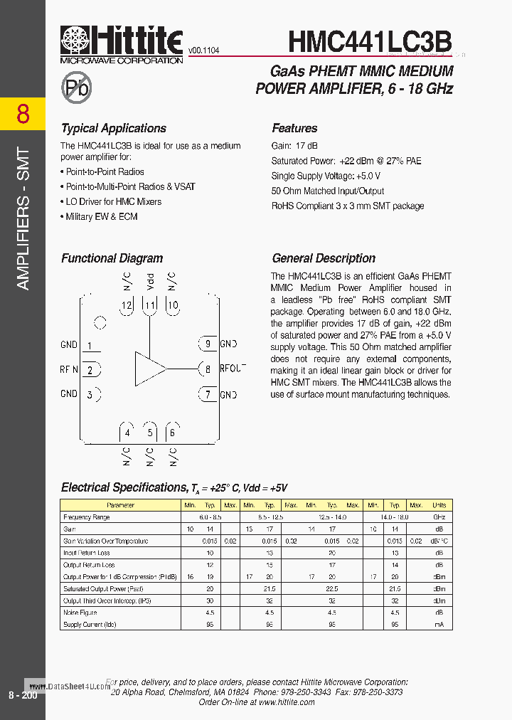 HMC441LC3B_2677684.PDF Datasheet