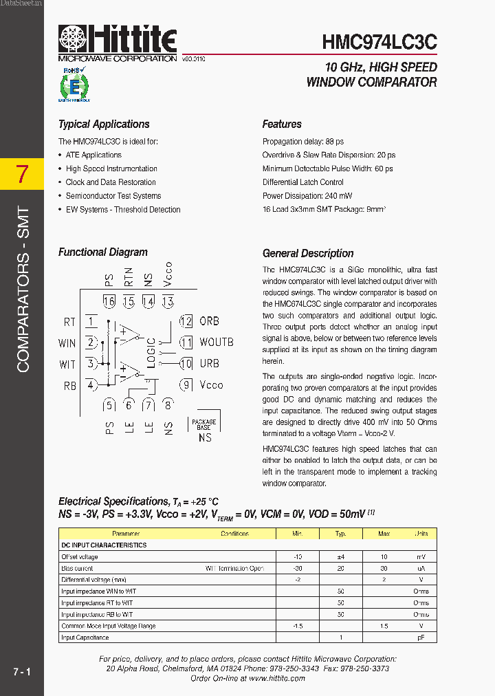 HMC974LC3C_2677687.PDF Datasheet