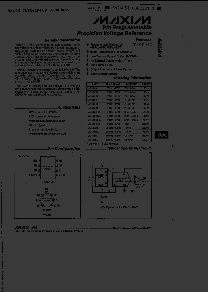 AD584JCSA_2692677.PDF Datasheet