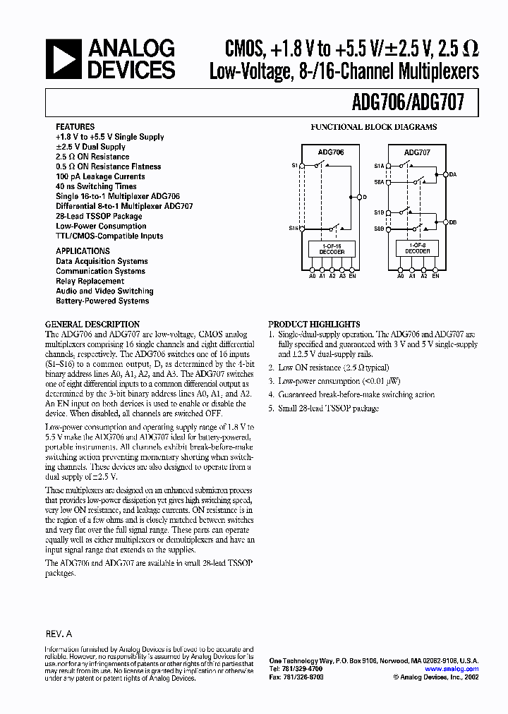 ADG706_2694595.PDF Datasheet
