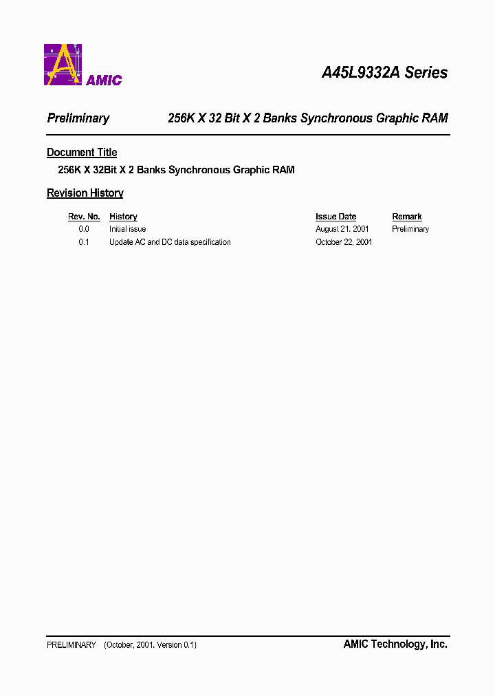 A45L9332A_2696768.PDF Datasheet