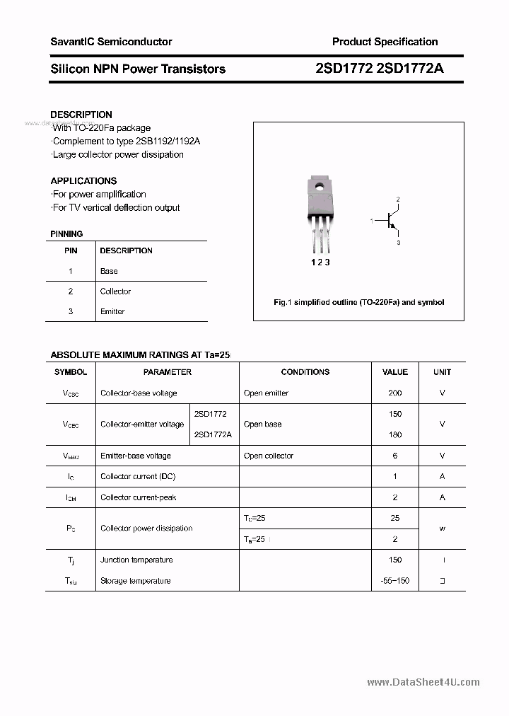 2SD1772_2698294.PDF Datasheet