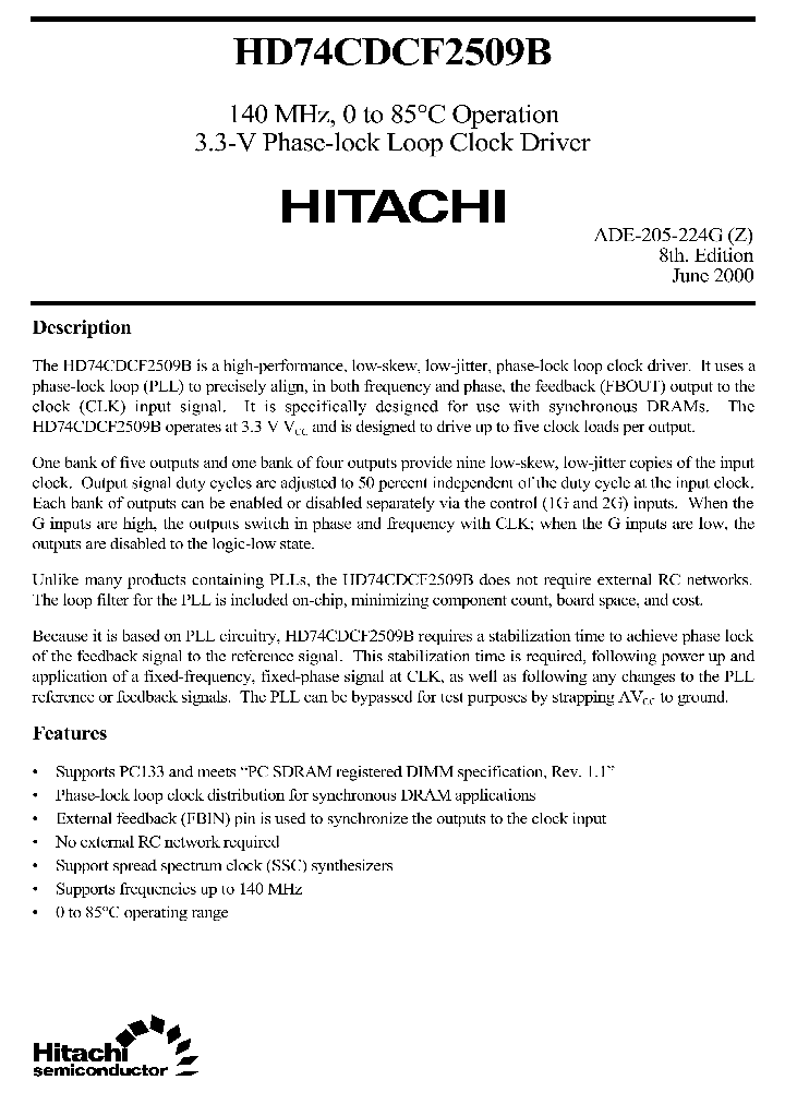 HD74CDCF2509B_2699036.PDF Datasheet