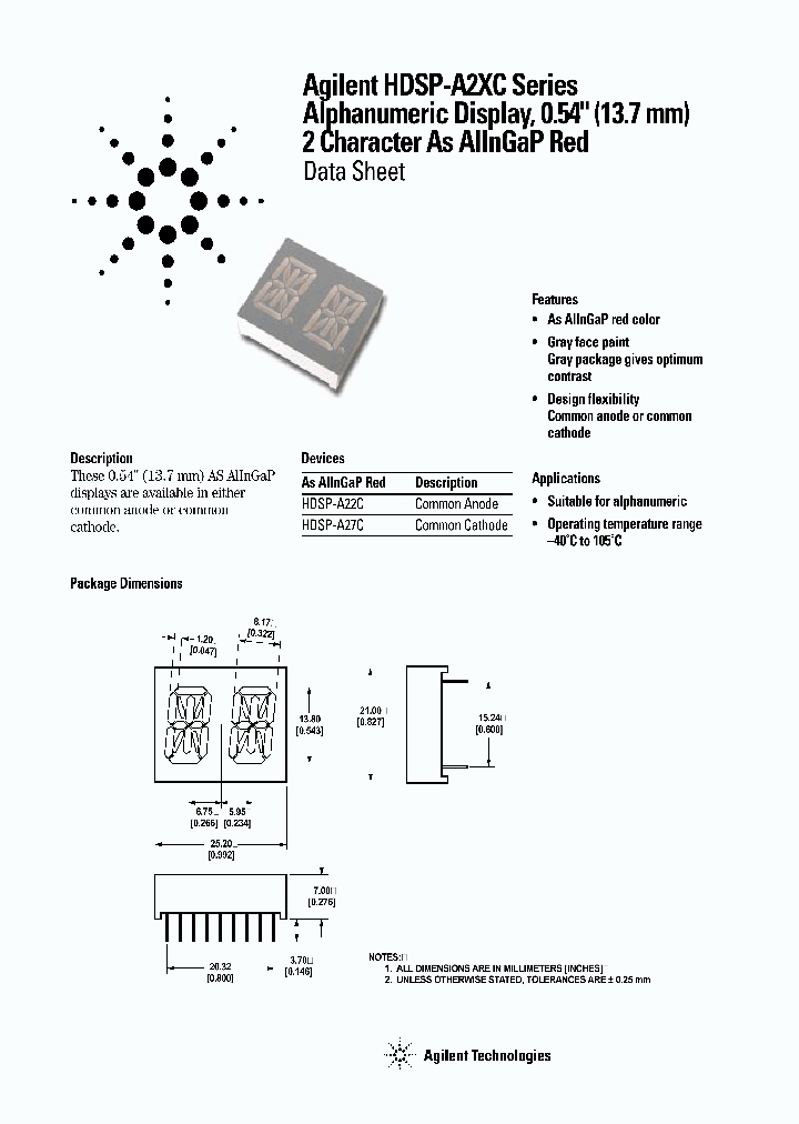 HDSP-A27C_2698707.PDF Datasheet