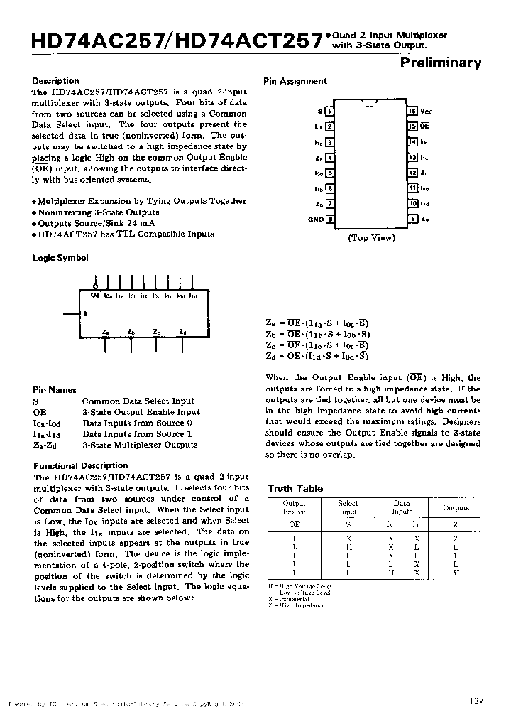 HD74AC257FP_2698807.PDF Datasheet