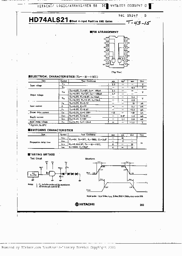 HD74ALS21_2698923.PDF Datasheet