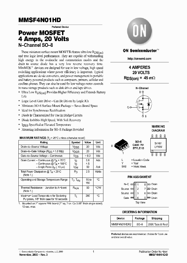 MMSF4N01HD-D_2699614.PDF Datasheet