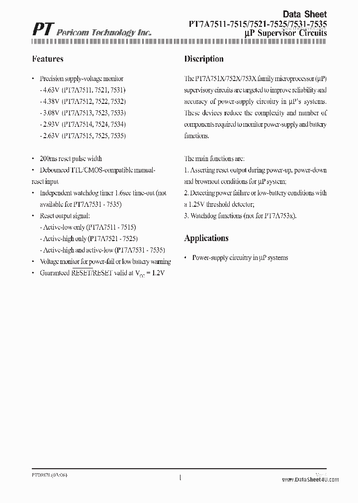 PT7A7515_2700307.PDF Datasheet