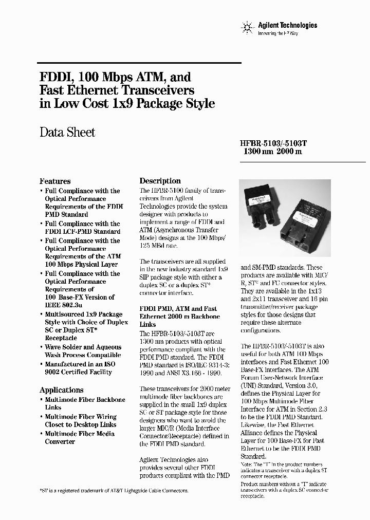 HFBR-5103TP_2702765.PDF Datasheet