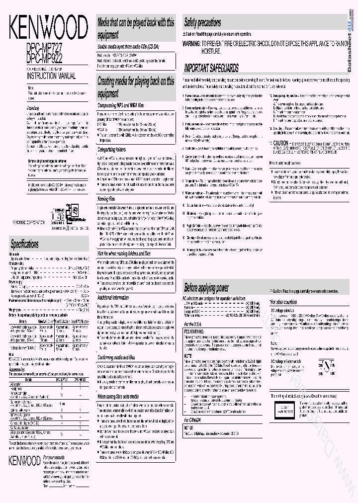 DPC-MP922_2716118.PDF Datasheet