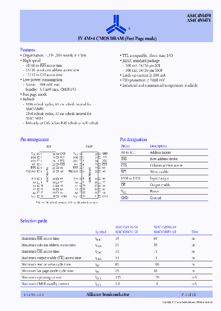 AS4C4M4F0-50JC_2720249.PDF Datasheet