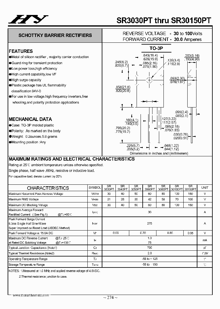 SR30100PT_2725012.PDF Datasheet