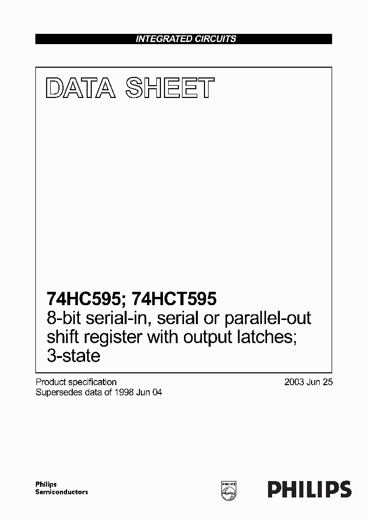 74HCT595D_2725470.PDF Datasheet