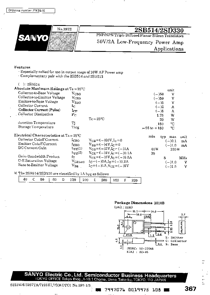 2SD330D_2743806.PDF Datasheet