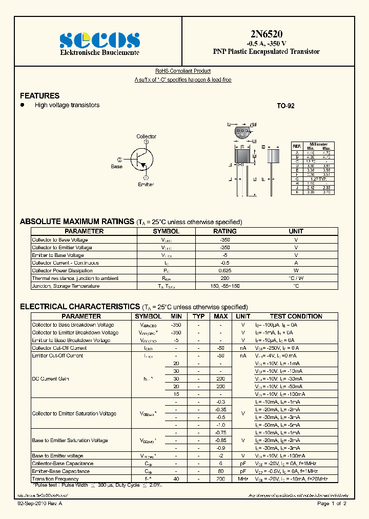 2N6520_2747166.PDF Datasheet