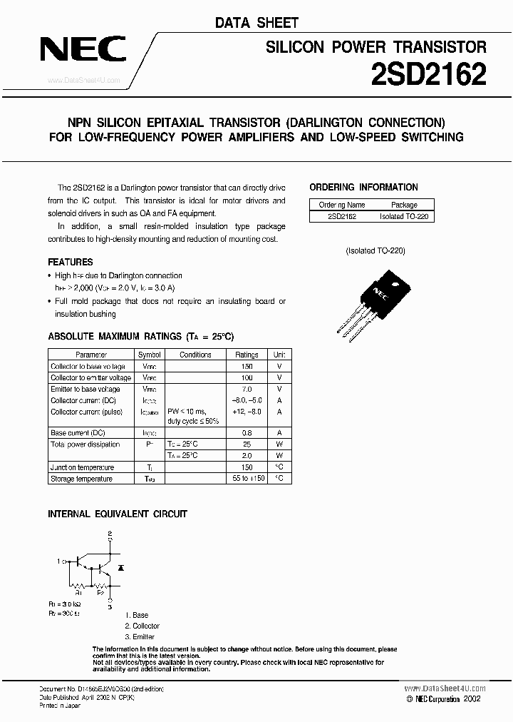 D2162_2749141.PDF Datasheet
