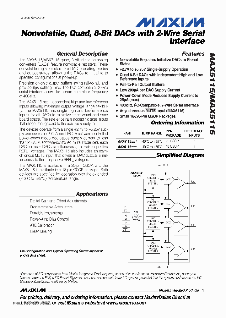 MAX5115_2757010.PDF Datasheet