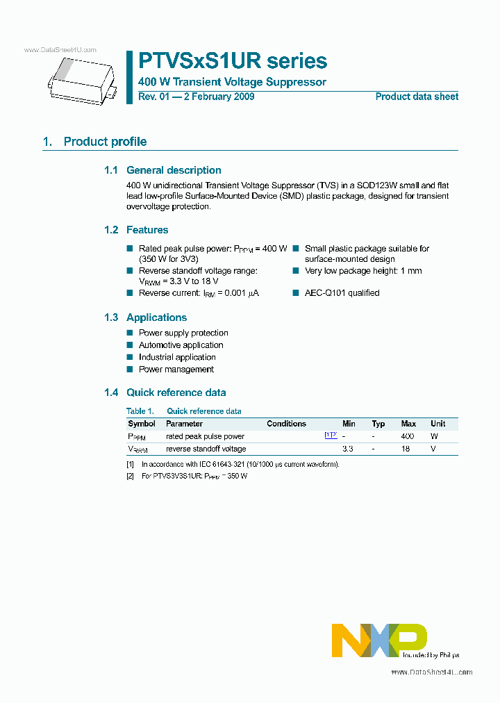 PTVS3V3S1UR_2757389.PDF Datasheet