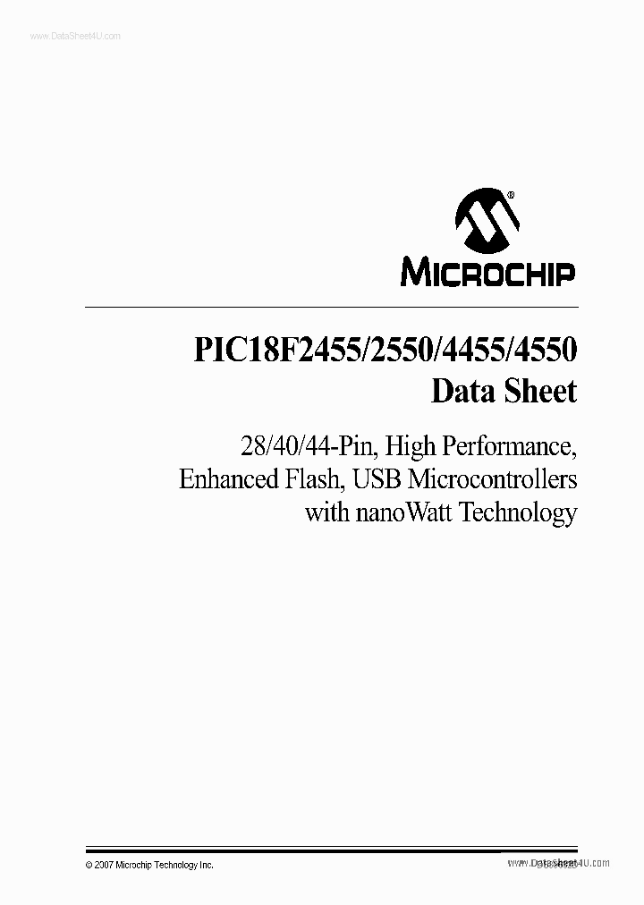 PIC18F2455_2763499.PDF Datasheet