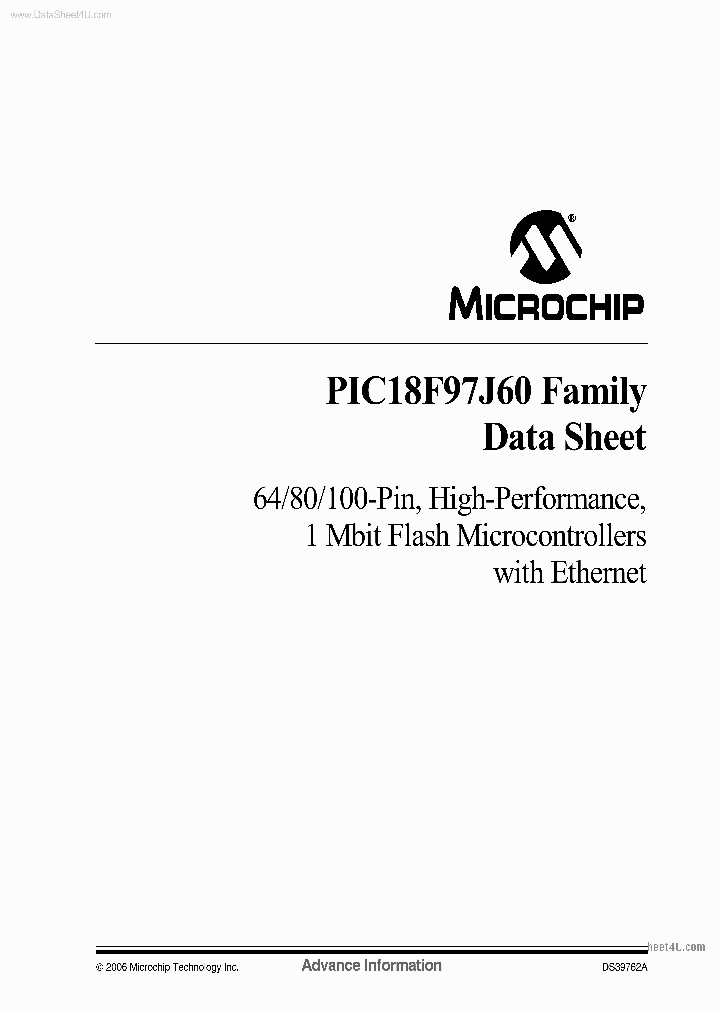 PIC18F86J60_2763664.PDF Datasheet