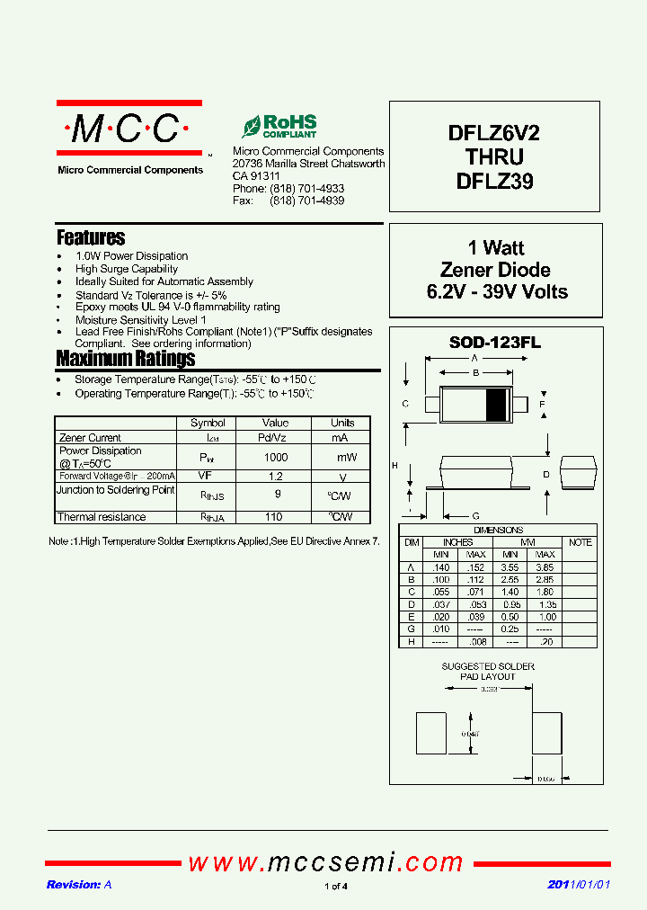 DFLZ15_2764414.PDF Datasheet