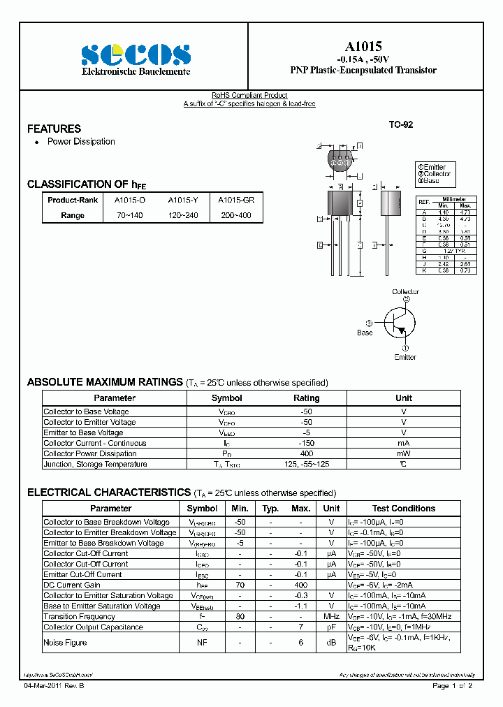 A1015_2767955.PDF Datasheet