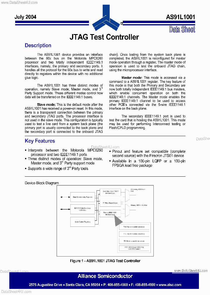 AS91L1001_2768392.PDF Datasheet