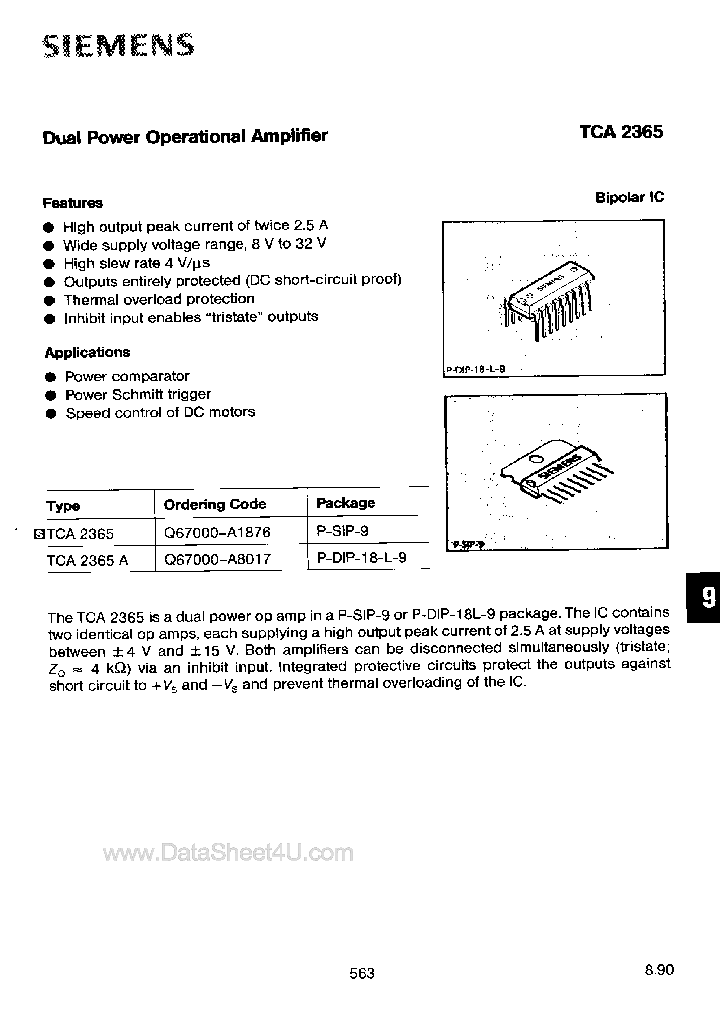 TCA2365_2770076.PDF Datasheet