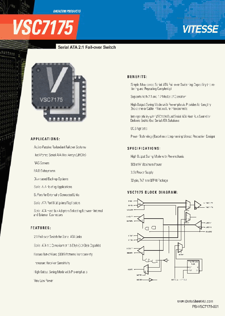VSC7175_2773214.PDF Datasheet