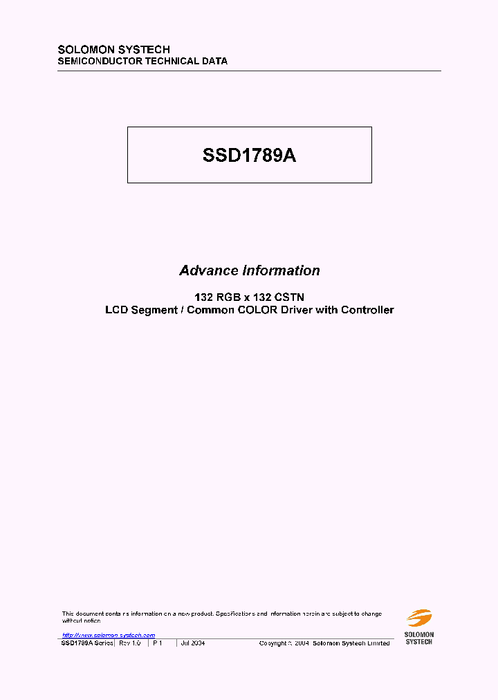 SSD1789A_2774690.PDF Datasheet