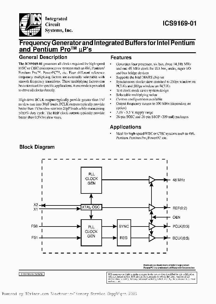 ICS9169M-01_2775831.PDF Datasheet