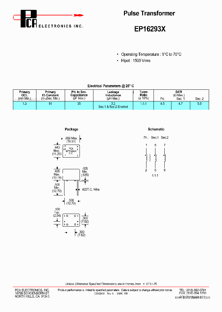 EP16293X_2778046.PDF Datasheet