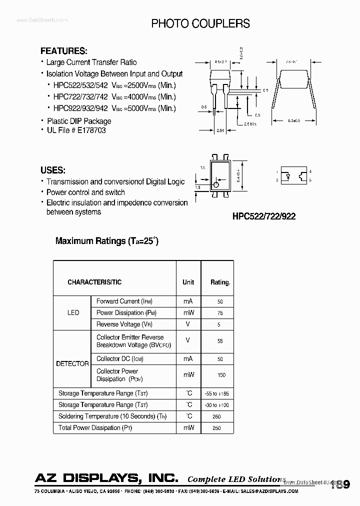 HPC522_2778139.PDF Datasheet