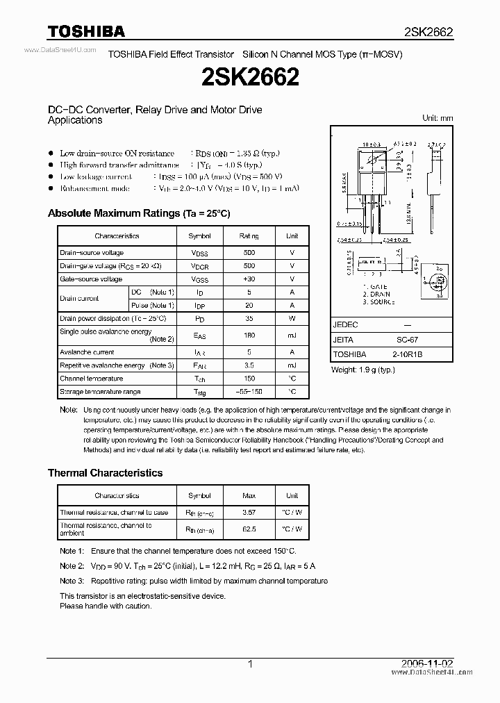 K2662_2779137.PDF Datasheet