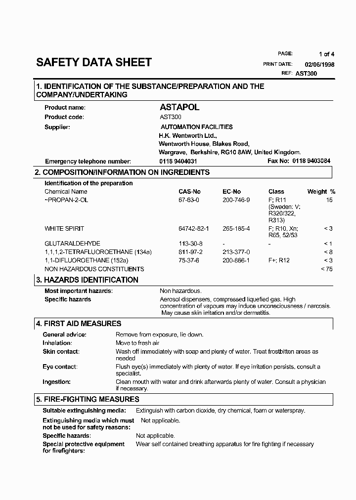 AST300_2780012.PDF Datasheet