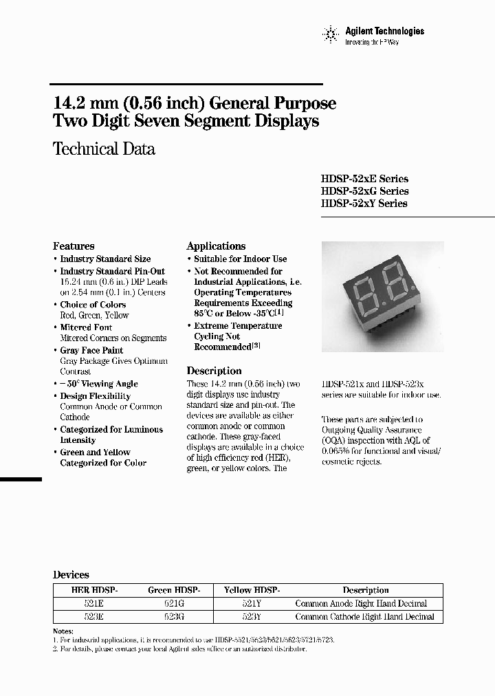 HDSP-521Y_2786835.PDF Datasheet