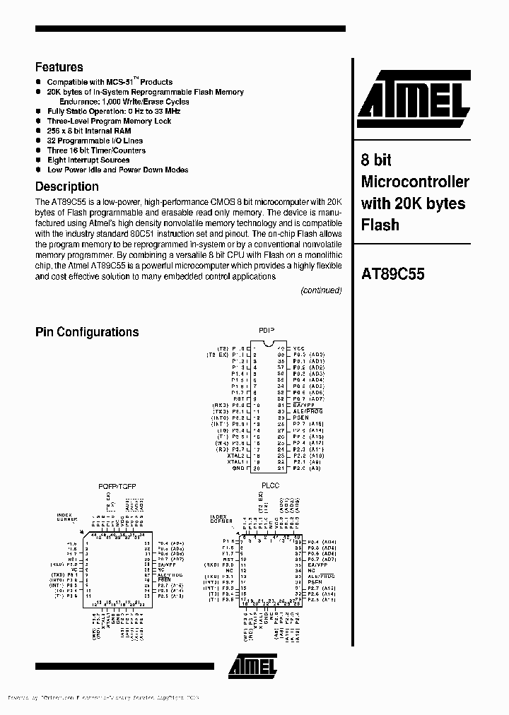 AT89C55-12PC_2790870.PDF Datasheet