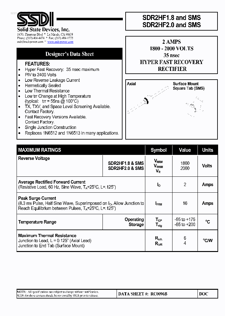 SDR2HF18_2796604.PDF Datasheet