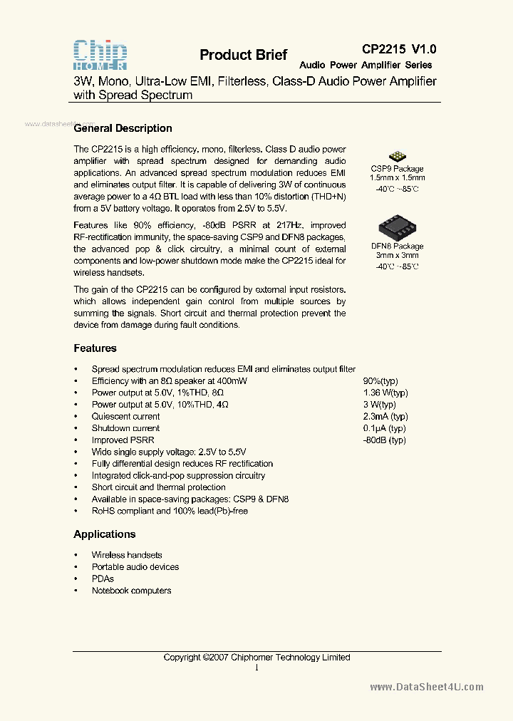 CP2215_2803548.PDF Datasheet